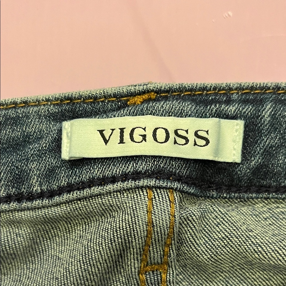 Vigoss Women's Dark Blue Skinny Jeans Size 14 - Picture 2 of 11